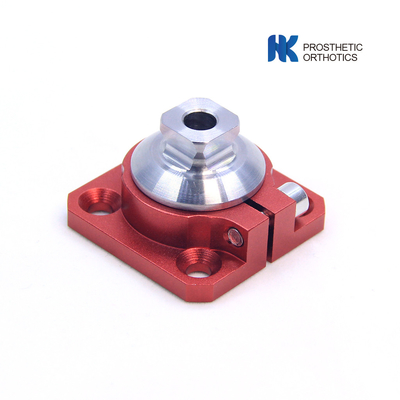 Adaptateur de prise en aluminium à 4 trous pédiatrique pyramidale réglable et rotatif
