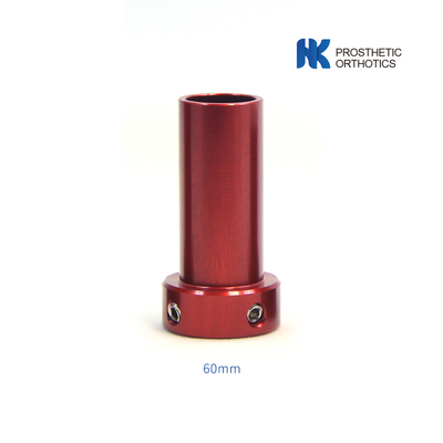 Adaptateur de tube court pédiatrique en aluminium Longueur 60 mm Diamètre 22 mm