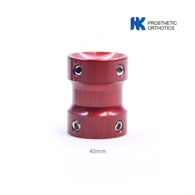 Prothèse pédiatrique en aluminium à double tête Recepteur longueur 40 mm