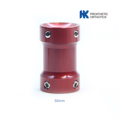 Adaptateur à double tête en aluminium pour enfants Prothèse longueur 50 mm